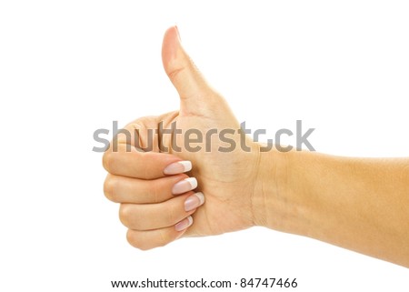 hand with clipping paths