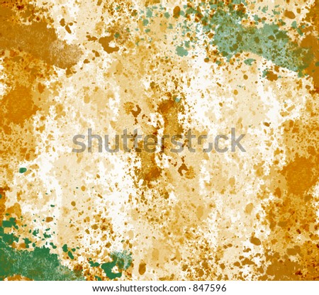 Vintage style grungy background with texture imitaing paints daubs