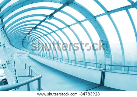 The long passage in airport