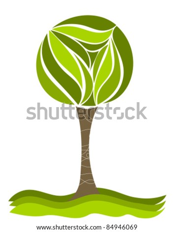 Abstract tree - vector illustration