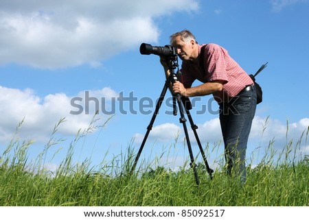 Professional photographer of nature