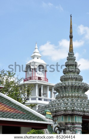 Wat Phra Chetuphon Vimolmangklararm Rajwaramahaviharn  in Bangkok, Thailand