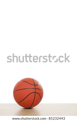 Basketball with White Background