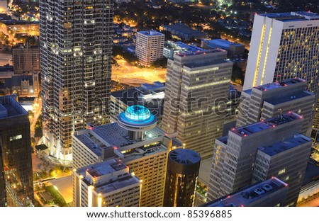 Modern Architecture in downtown Atlanta, Georgia, USA.