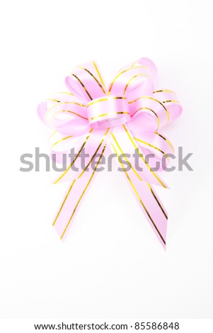 gift bow isolated on white