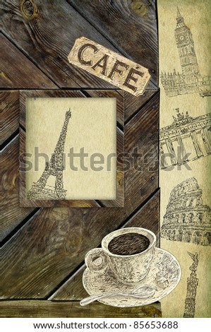 Europe cafe background