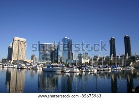city bay at San Diego