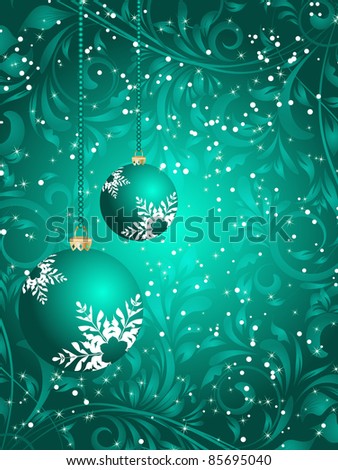 stylized Christmas card