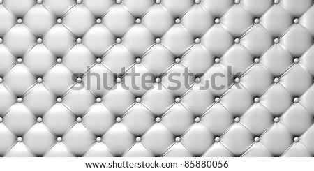 illustration of white  leather upholstery