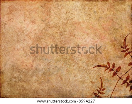 lovely background image with interesting texture and floral elements with plenty of space for text