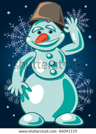 winter snowman