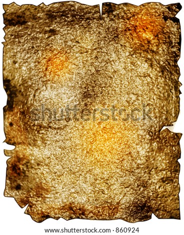 Textured pieace of ancient parchment