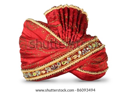 Indian Headgear used in Marriages / occasions Royalty-Free Stock Photo #86093494