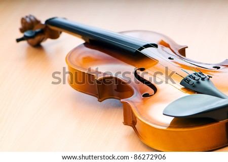 Violing in music concept Royalty-Free Stock Photo #86272906