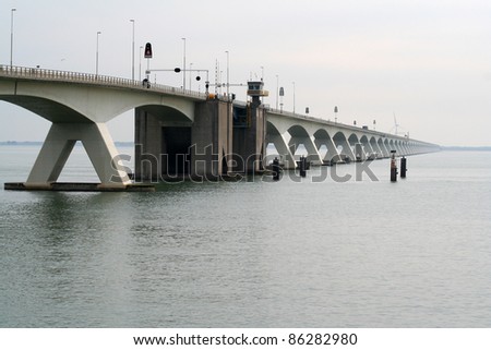 The Zeeland Bridge is the longest bridge in the Netherlands.