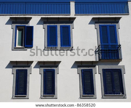 Typical mediterranean windows