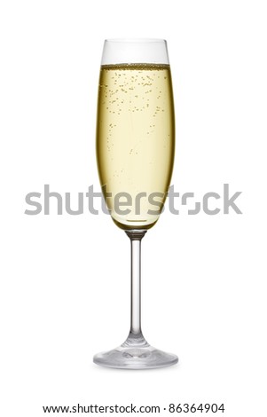 Glass of champagne Royalty-Free Stock Photo #86364904