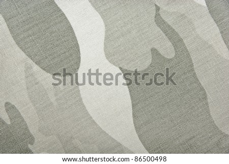 Camouflage background. Textil pattern with camouflage texture - fragment of the military cloth. Material for the soldier wear.