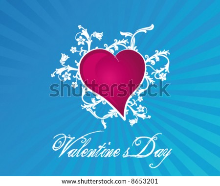 Blue Valentines Heart