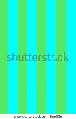 lime green & turquoise stripe