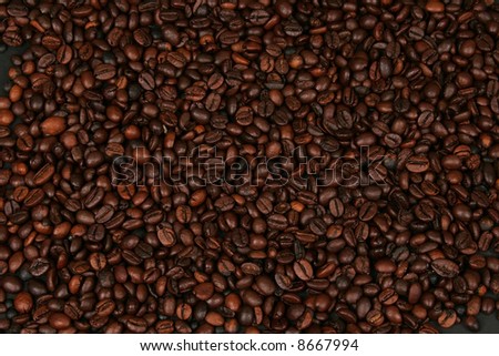 Seamless coffee beans background
