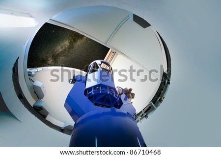astronomical observatory telescope indoor night sky [Photo Illustration]
