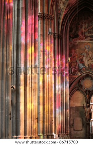 Stained-glass window, Votiv Kirche, Vienna