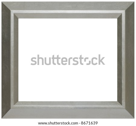 Modern Silver Wood Picture Frame