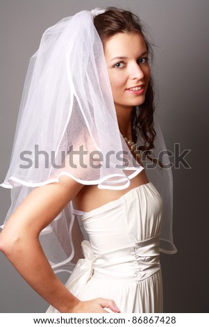 Picture a beautiful bride