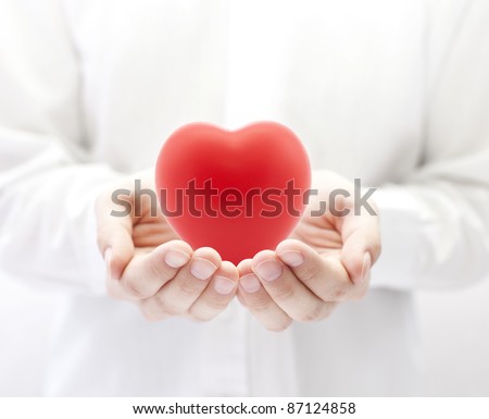 Health insurance or love concept Royalty-Free Stock Photo #87124858