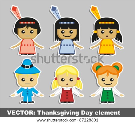 thanksgiving vector collection