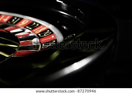 Roulette in casino Royalty-Free Stock Photo #87270946