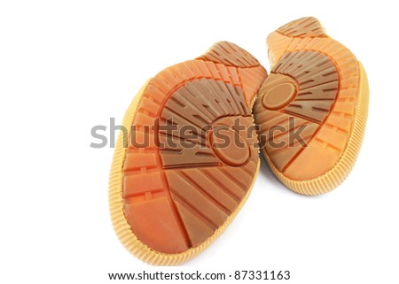 Shoes isolated on white background.