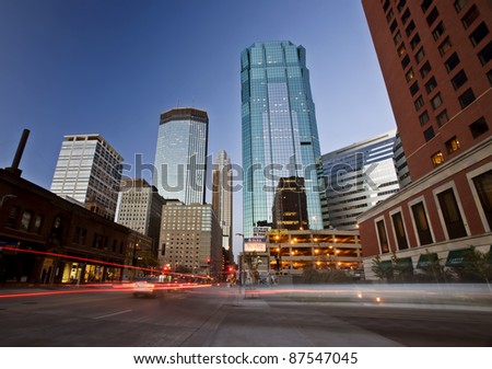 Minneapolis City Photo downtown skyline Minnesota Midwest