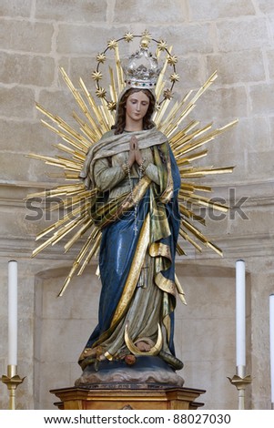 statue of Our Lady Immaculate - Sicily - seventeenth century