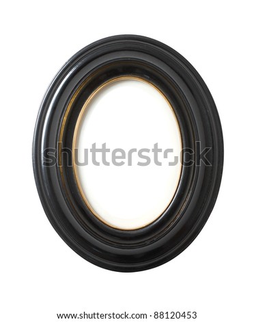 Oval photo frame