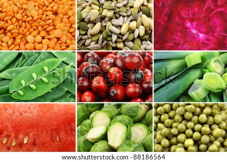 collection of assorted colorful vegetables