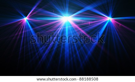 Abstract image of disco lights Royalty-Free Stock Photo #88188508