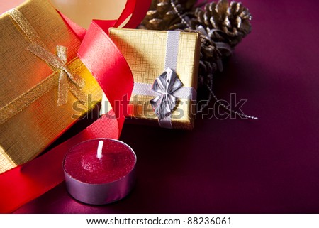 gifts and decorations for Christmas