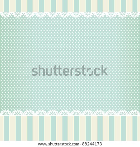 Vector background in style shabby chic