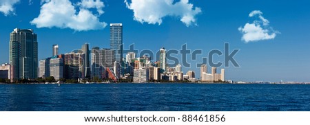 View of the Miami skyline