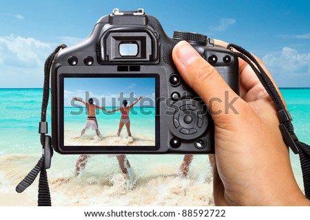 Caribbean Sea vacations with DSLR camera