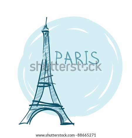 World famous landmark series: Eiffel Tower, Paris, France