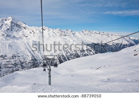 Ski resort  Hohrgurgl. Austria