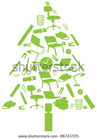 Office christmas tree