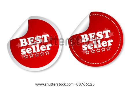 Best seller stickers Royalty-Free Stock Photo #88766125