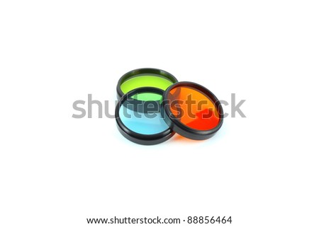 Filter for lenses on white