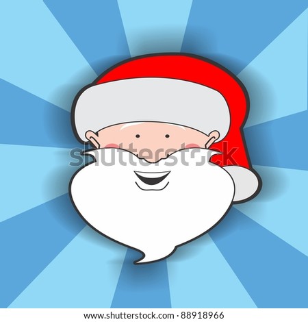 Happy Santa Clause Head