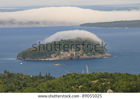 Frenchman Bay, Porcupine Islands, Acadia National Park, Maine, USA