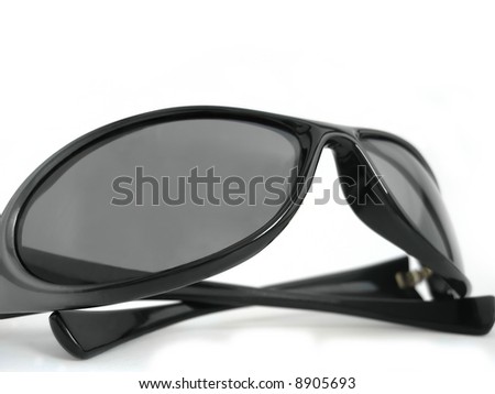 Isolated sunglasses on a white background
